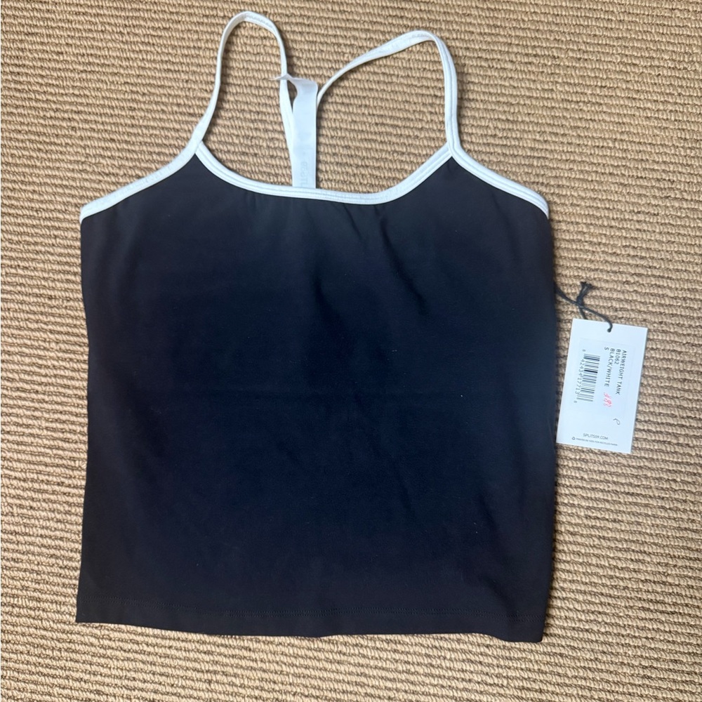 Splits59 airweight tank black/white